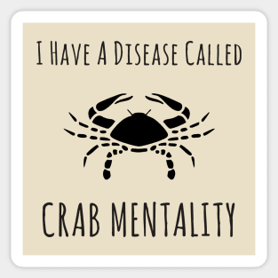 Crab Mentality Sticker